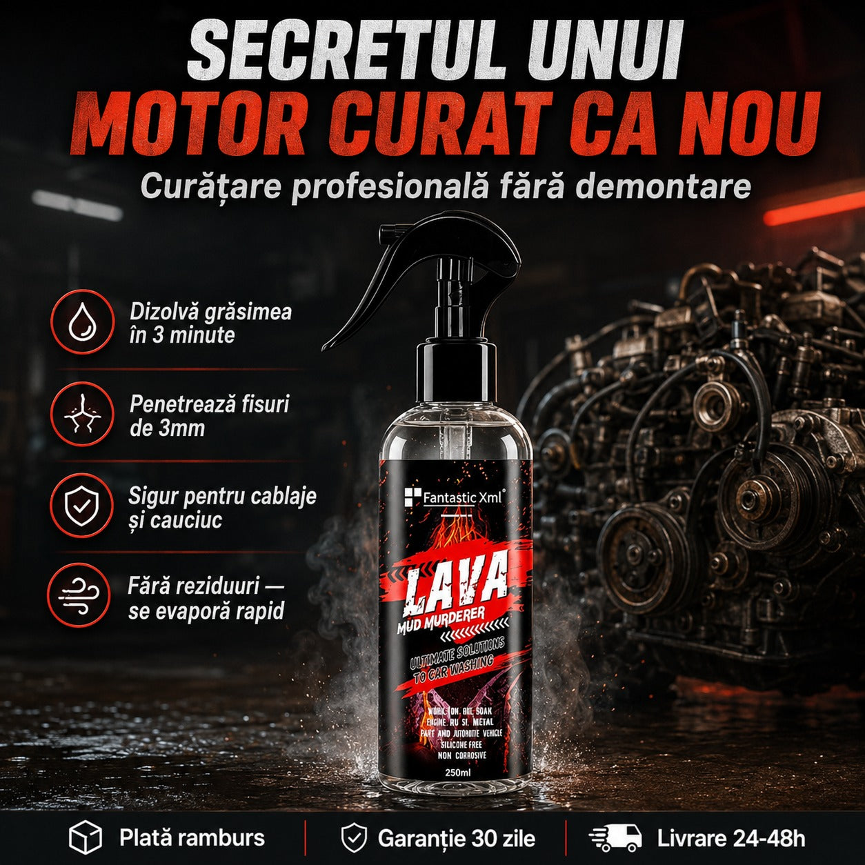 Spray Curățare Motor — LAVA Mud Murderer