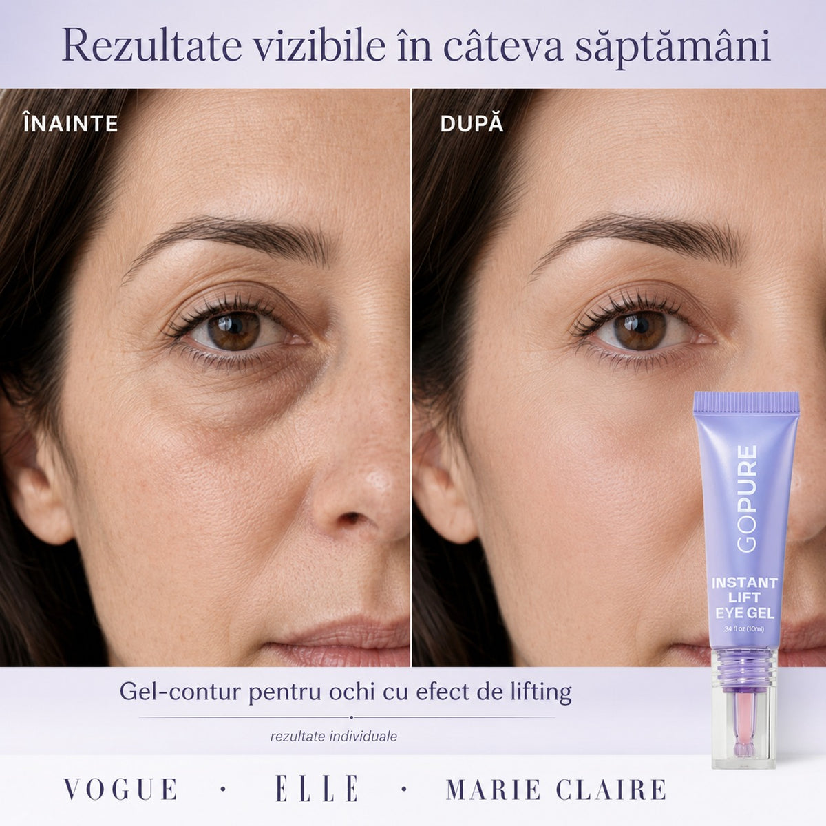 GOPURE Instant Lift Eye Gel — Gel Contur Ochi cu Efect de Lifting